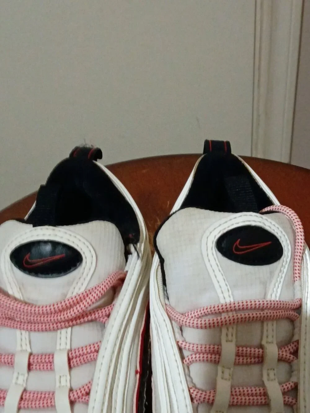 Nike Air Max 97 Script Swoosh Pack Red White CQ4817-100 GS Youth Size 5Y